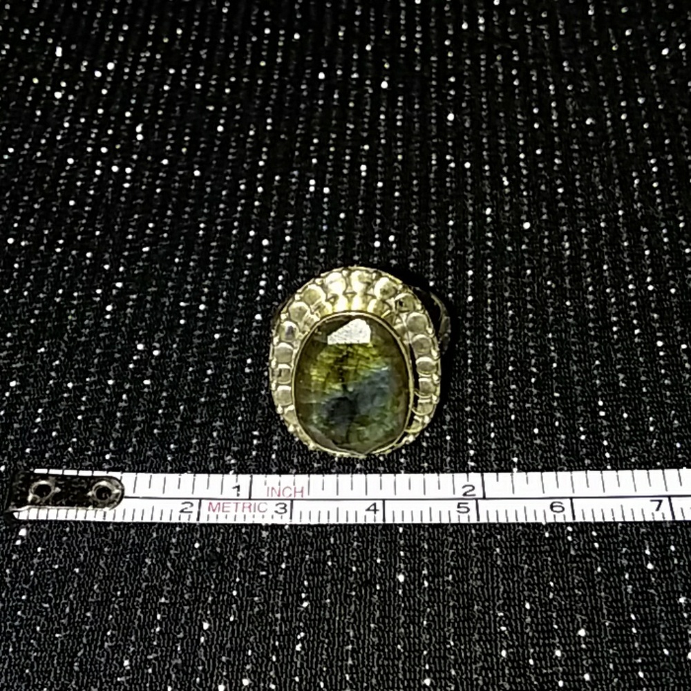 Labradorite ring 925 - Picture 5 of 6